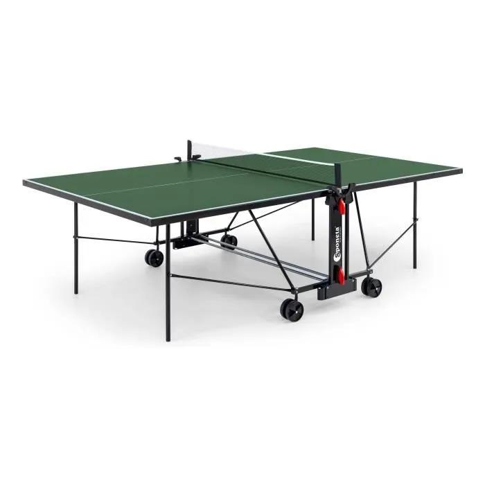 sponeta table tennis table compact outdoor green