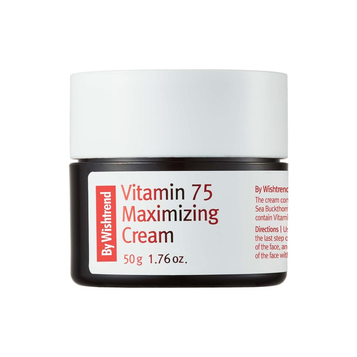 by wishtrend face cream vitamin 75 maximizing 50ml