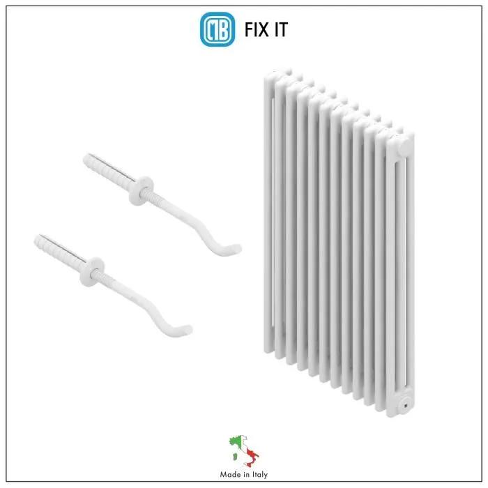 generic radiator wall bracket set ral 7022 ombergrijs