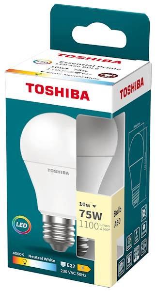 toshiba led bulb a60 10w 4000k