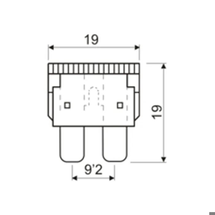 electro dh fuse blade 20a 100 pack
