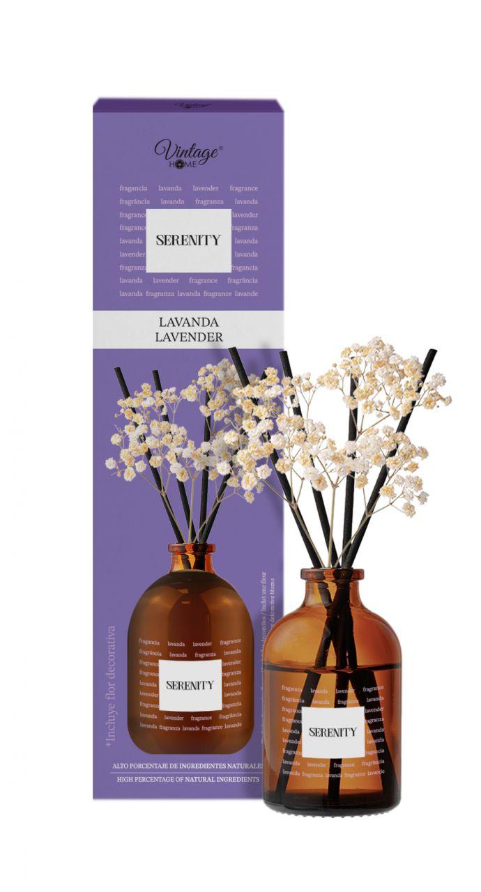 mikado ambientador reed diffuser serenity lavender 95ml