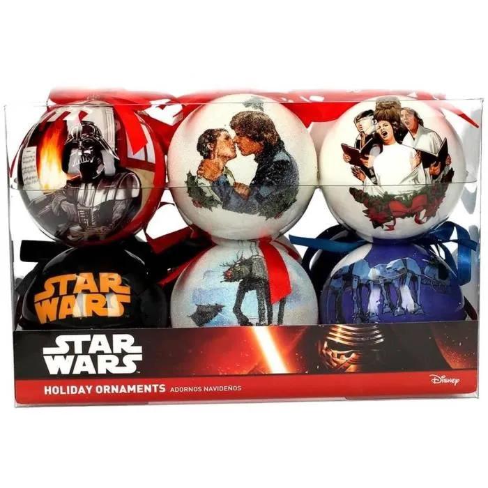 star wars christmas ornament set 12 pack