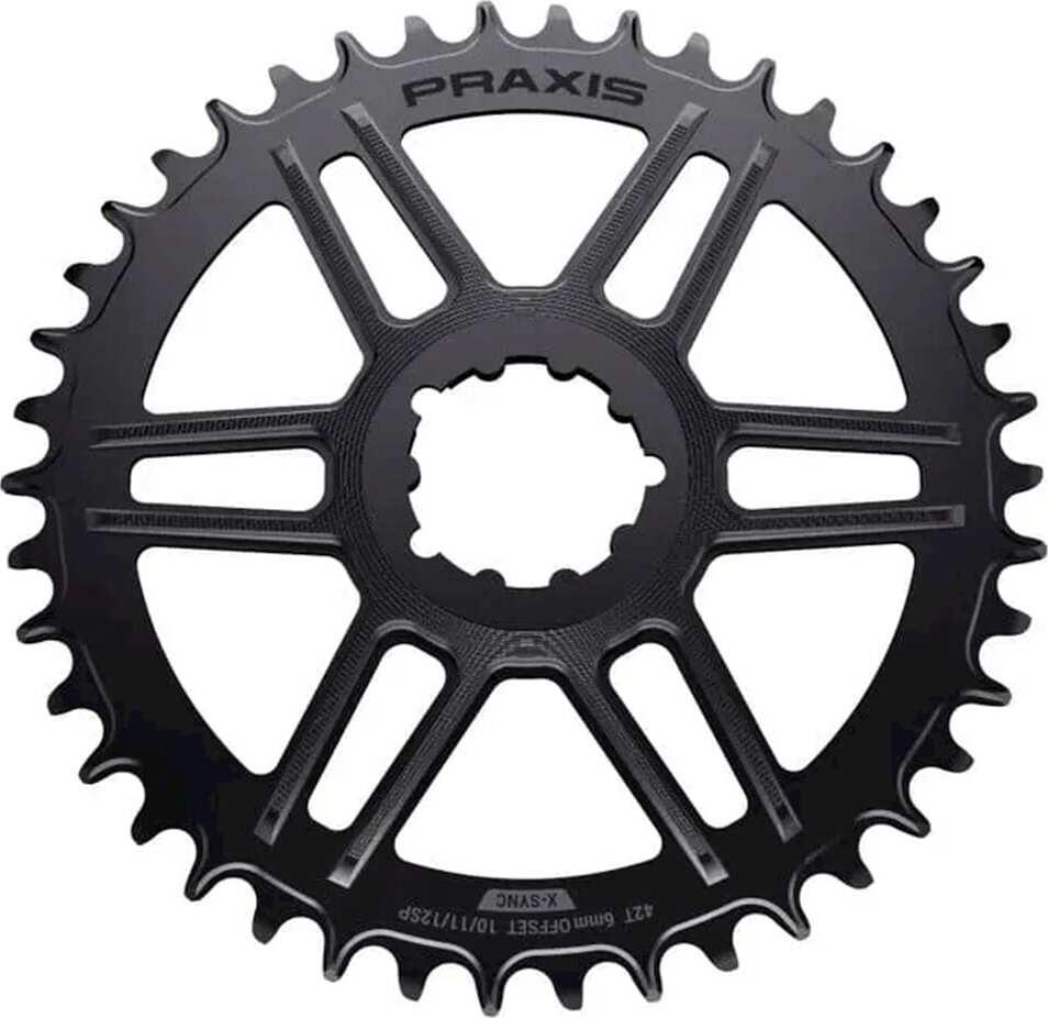 praxis chainring 1x road dm 44t aluminium