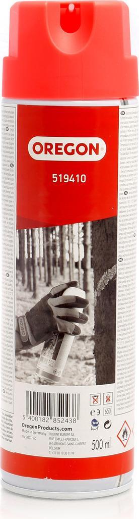 oregon marking spray paint 500ml red