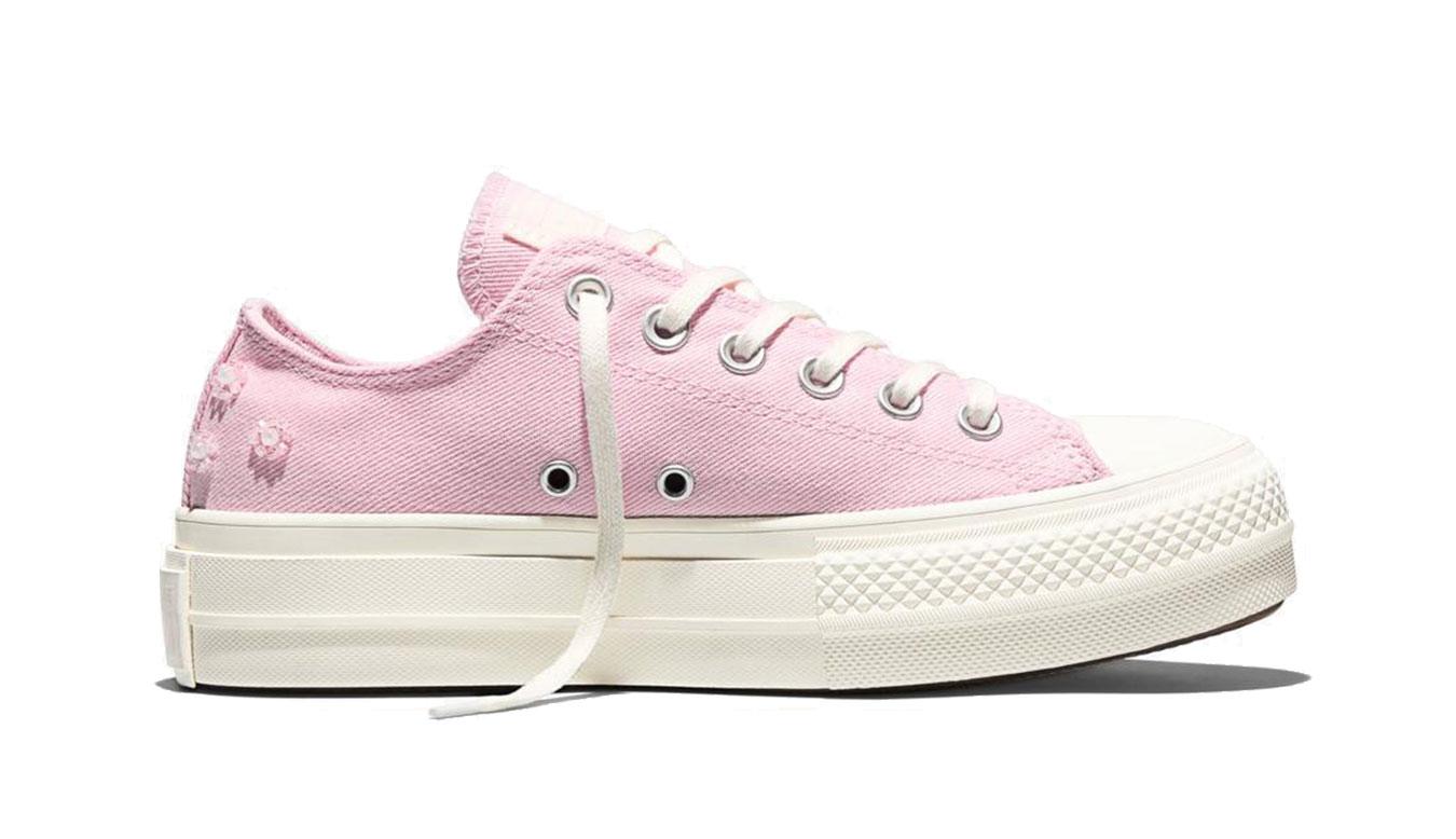converse sneakers chuck taylor all star lift platform beads pink