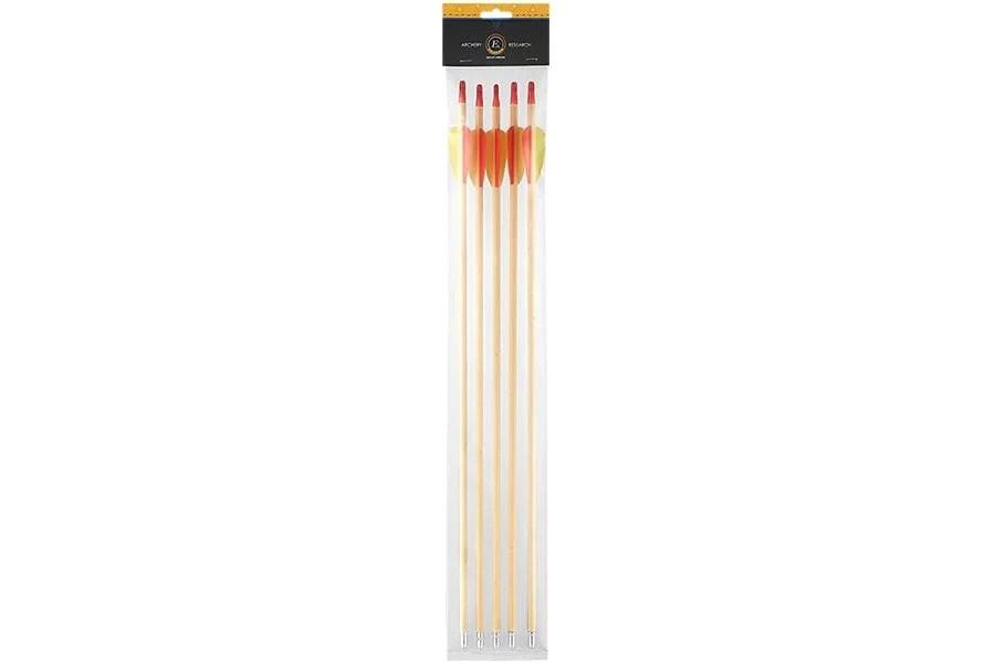 poe lang wooden arrows target wooden 30 inch d-027a-b1 5 pcs