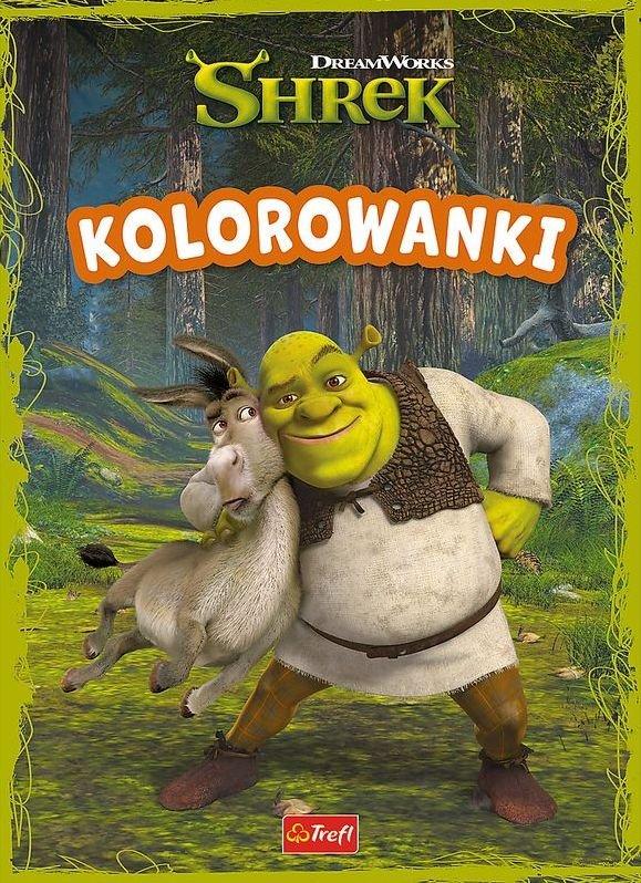 shrek colouring book for colouring and sticking