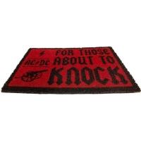 pyramid doormat ac/dc for those about to knock 60x40 cm