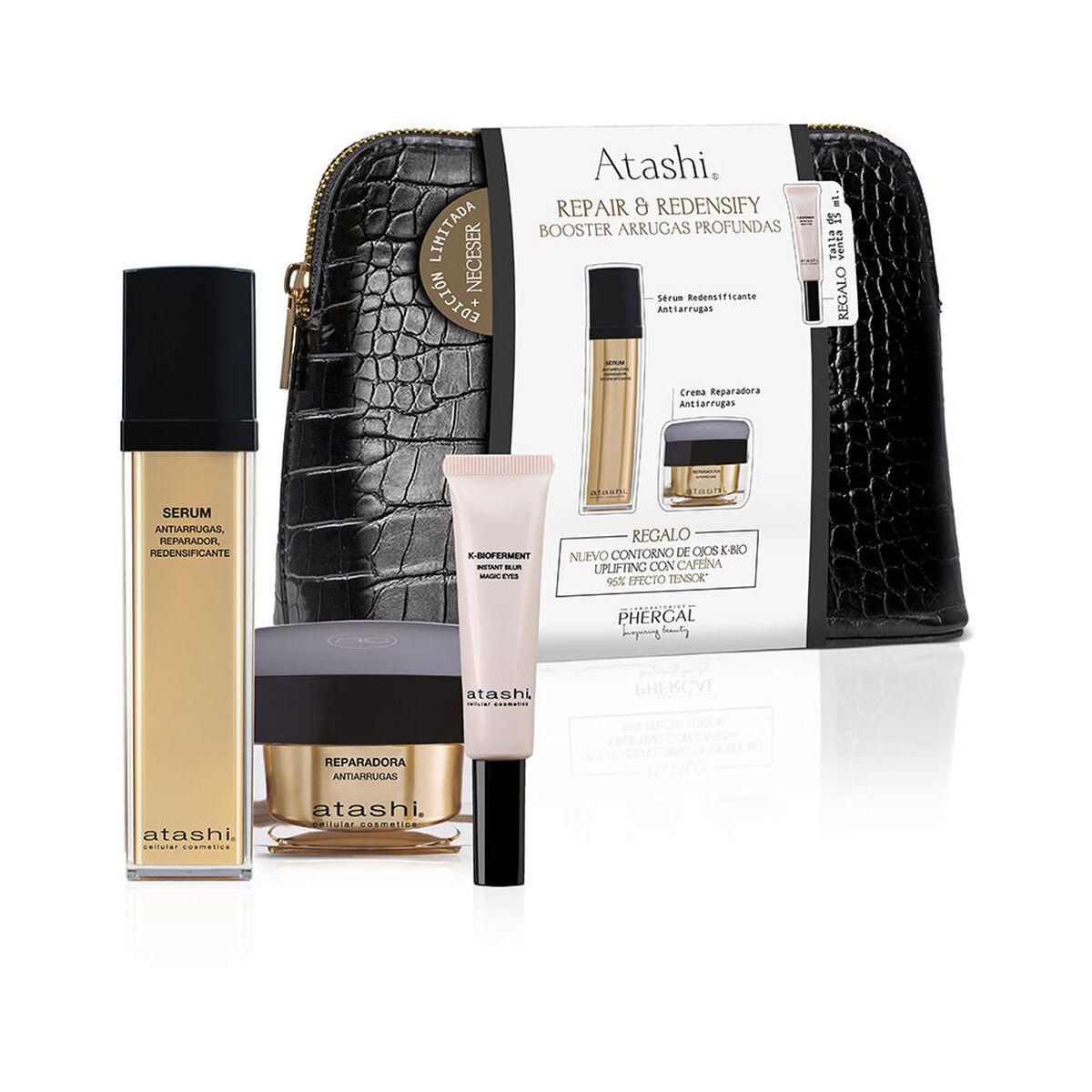 atashi facial cosmetics repair & redensify anti-aging set 5 pieces