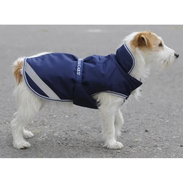 bucas dog coat freedom navy/silver 40cm