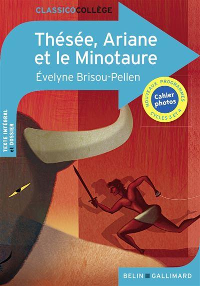 belin livre thésée ariane et le minotaure poche 159 pages