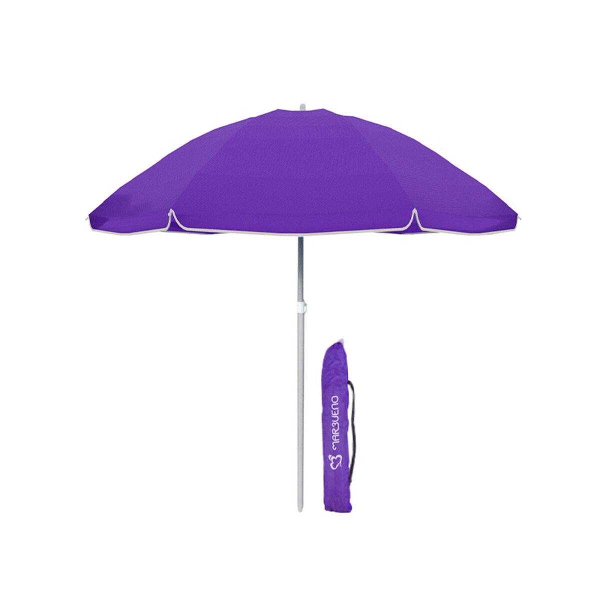 marbueno beach umbrella summer 10096m violet 220cm