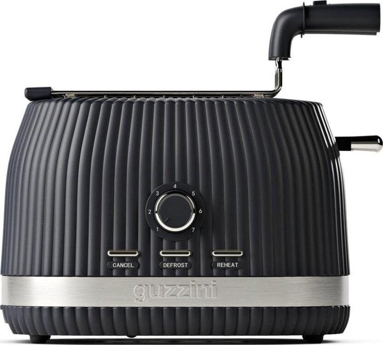 guzzini toaster sous chef gray 2 slices