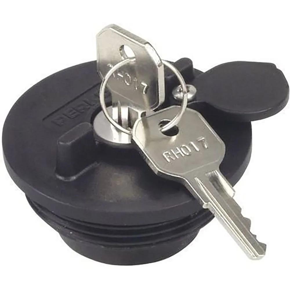 perko locking gas cap black 38mm