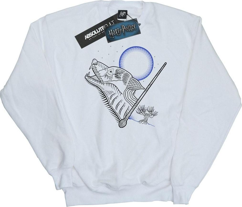 harry potter sweatshirt werewolf line art white s