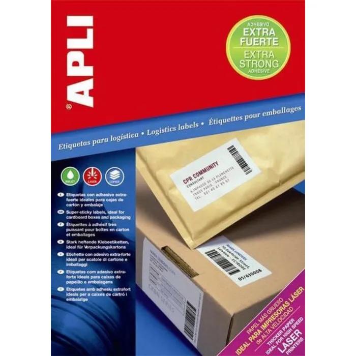 apli adhesive labels extra strong 210x297mm 100 sheets
