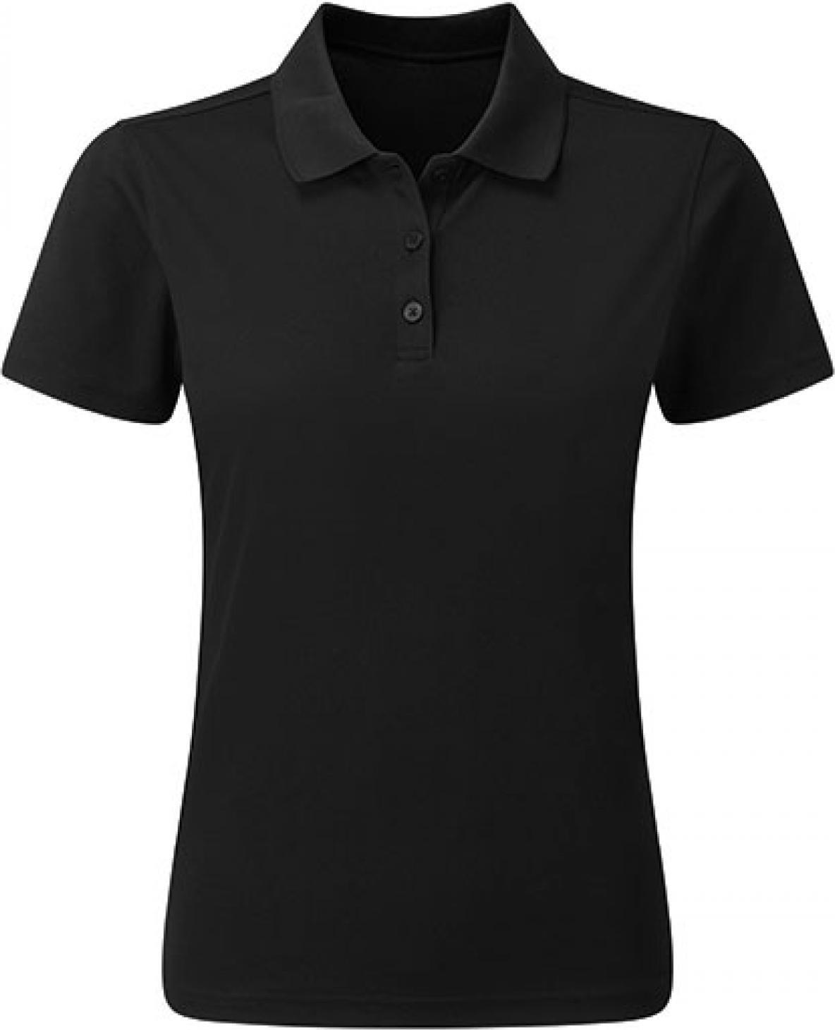 premier polo shirt spun dyed sustainable black l