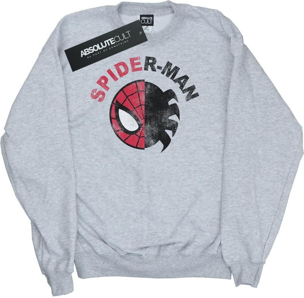 marvel sweatshirt classic split grey 2xl