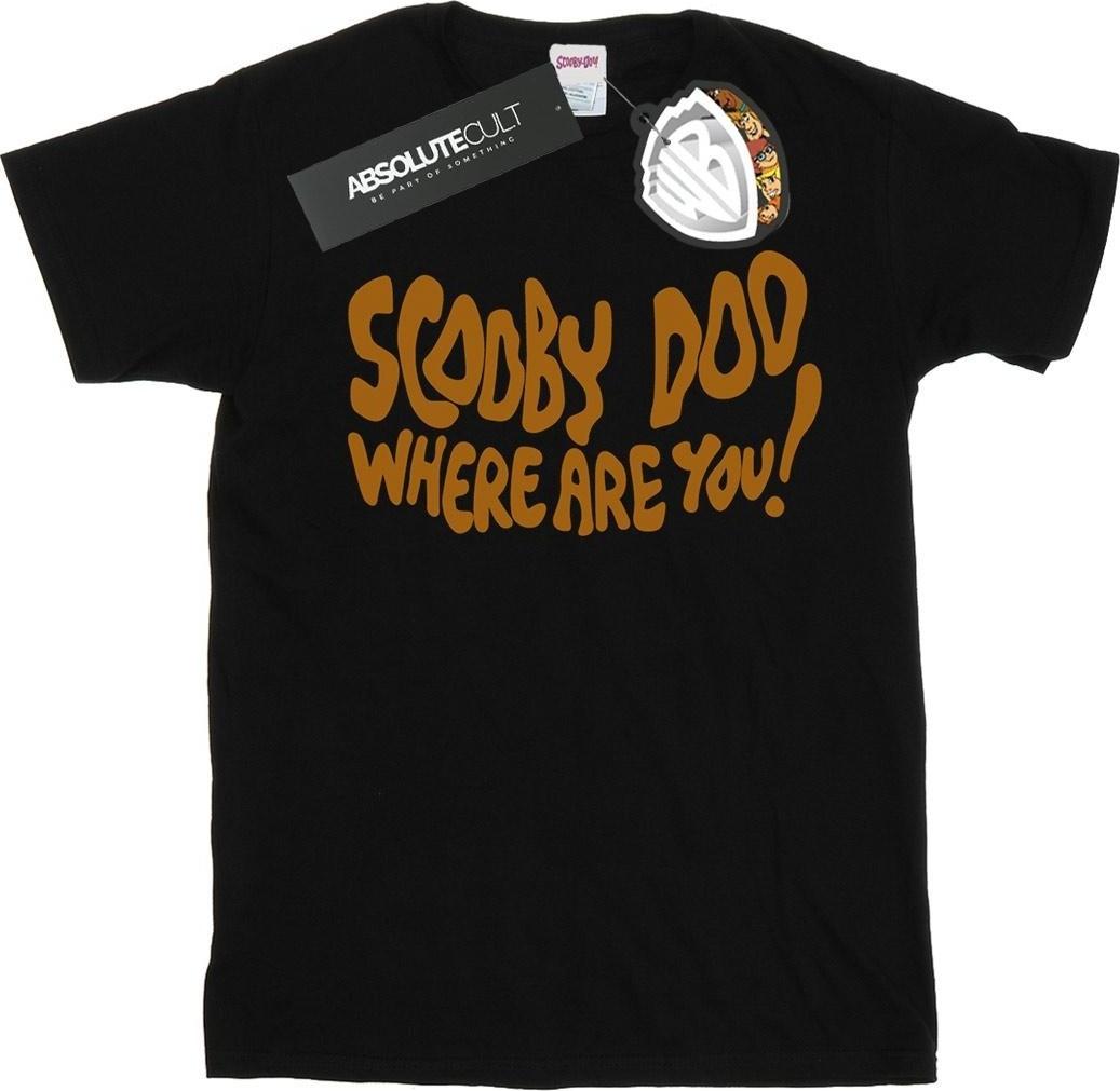 scooby doo t-shirt where are you boyfriend black