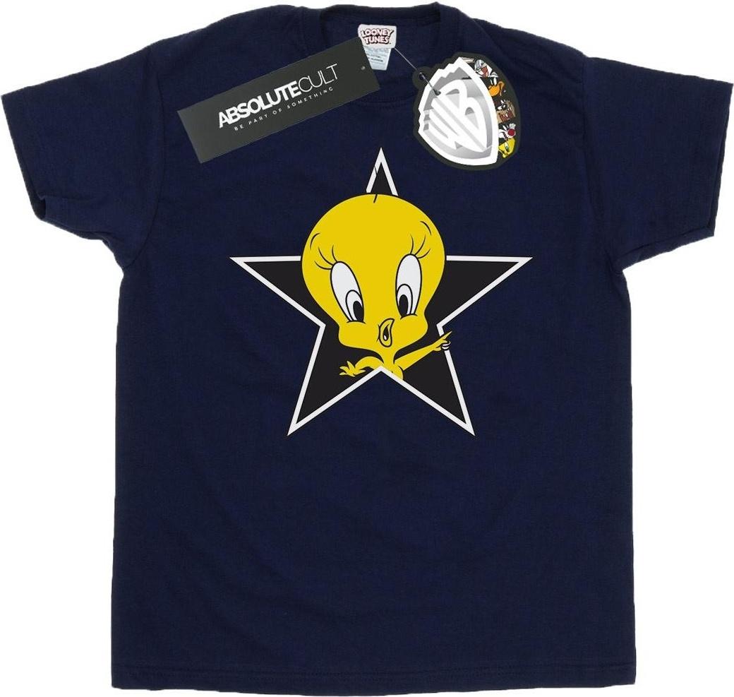 looney tunes t-shirt tweety pie star boyfriend m