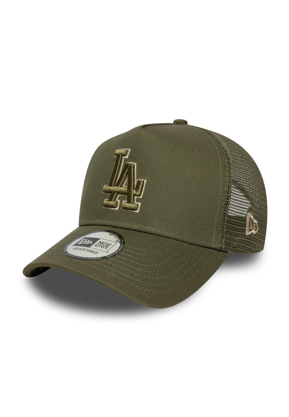 new era trucker cap 9forty outline ef los angeles dodgers khaki