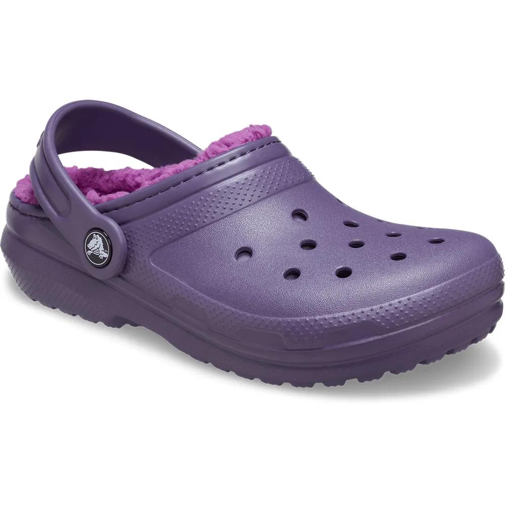 crocs clogs classic lined violet 24-25