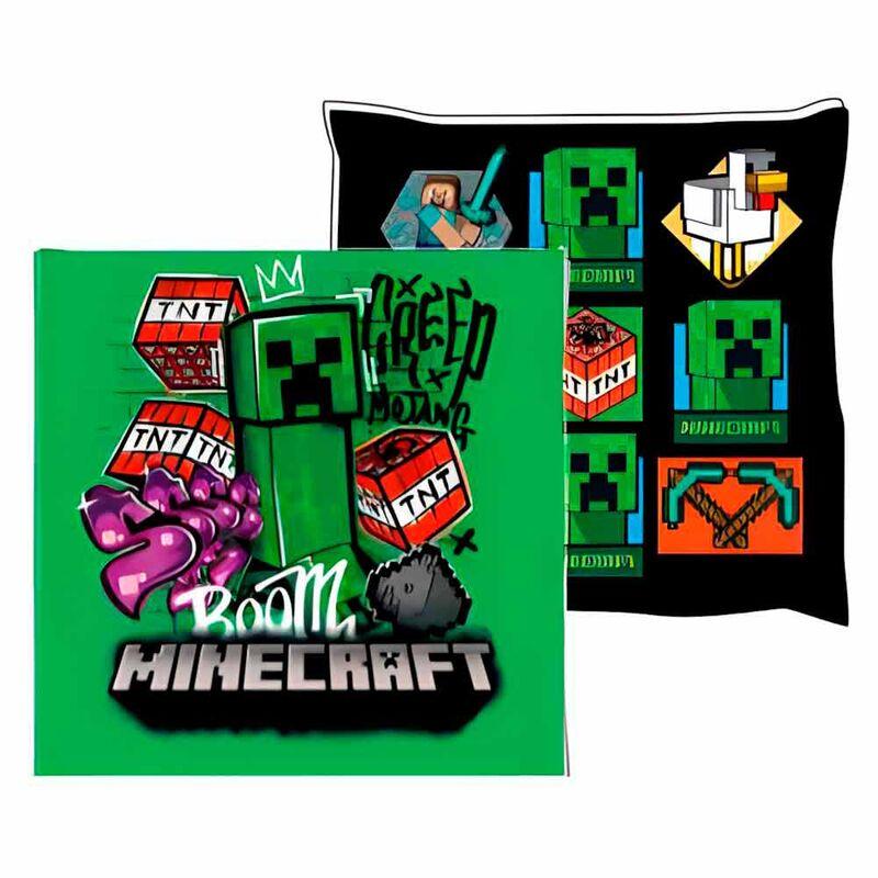 minecraft cushion 38x38cm