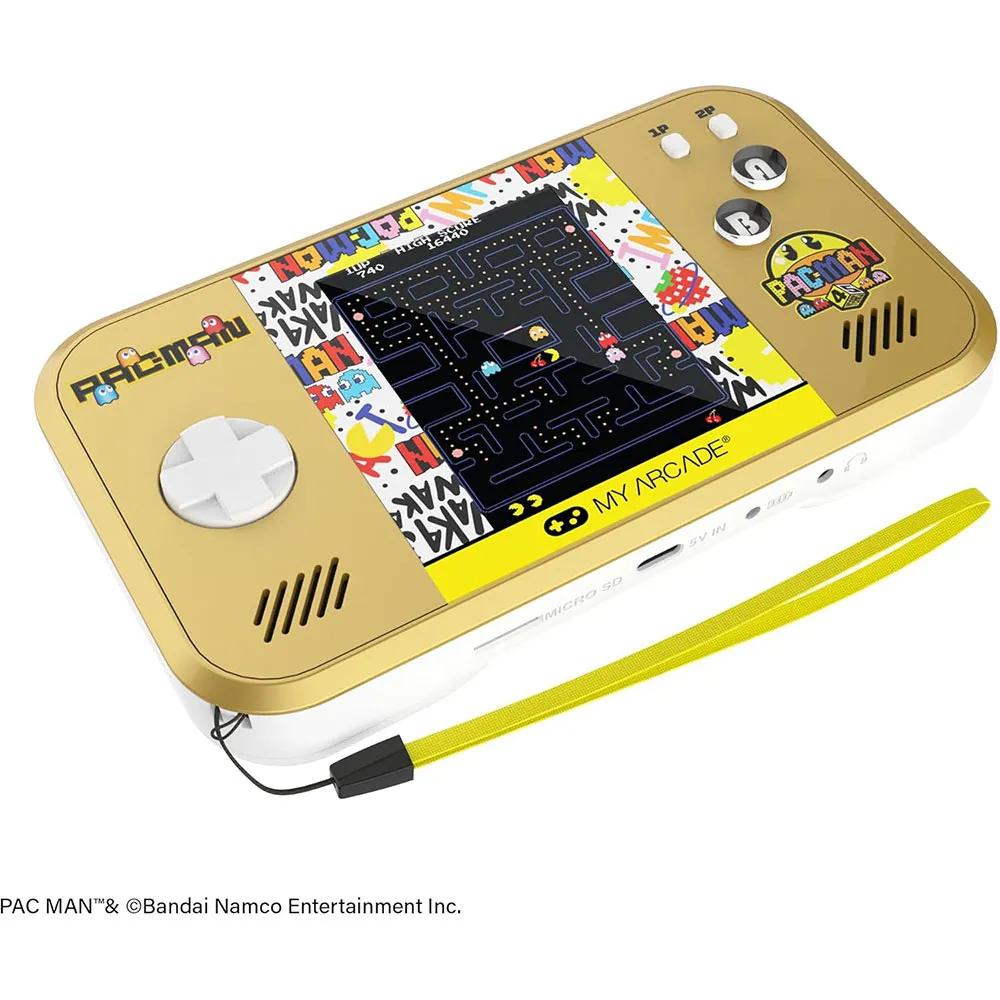 my-arcade portable gaming console pocket player max pac-man 45th anniversary
