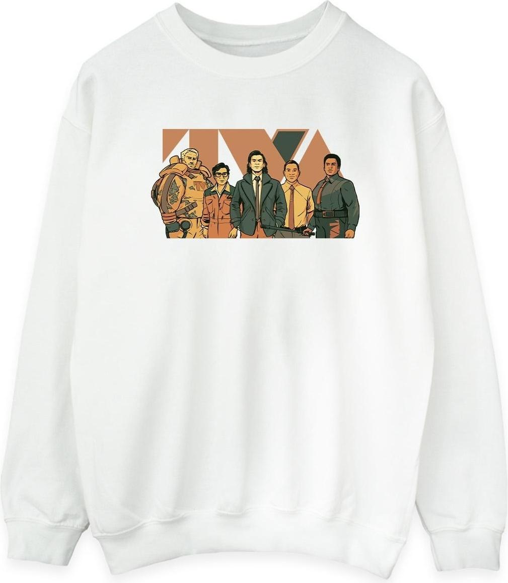 marvel sweatshirt tva group women white xl