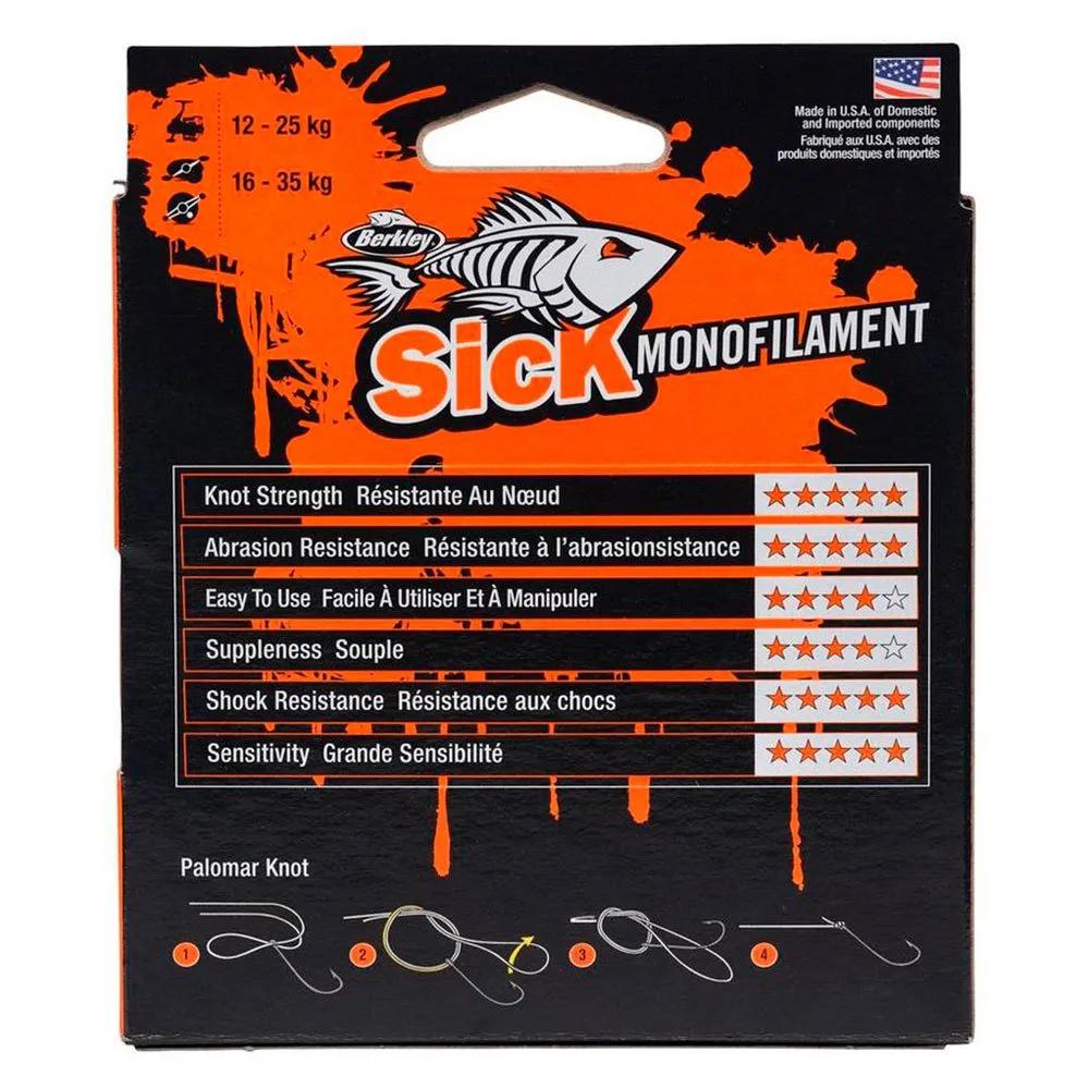 berkley monofilament fishing line sick mono 0.28mm 300m