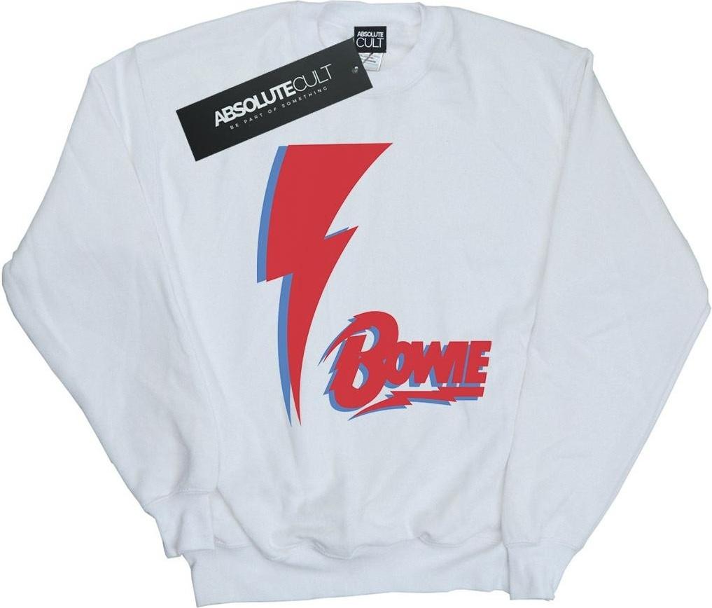 david bowie sweatshirt red bolt l