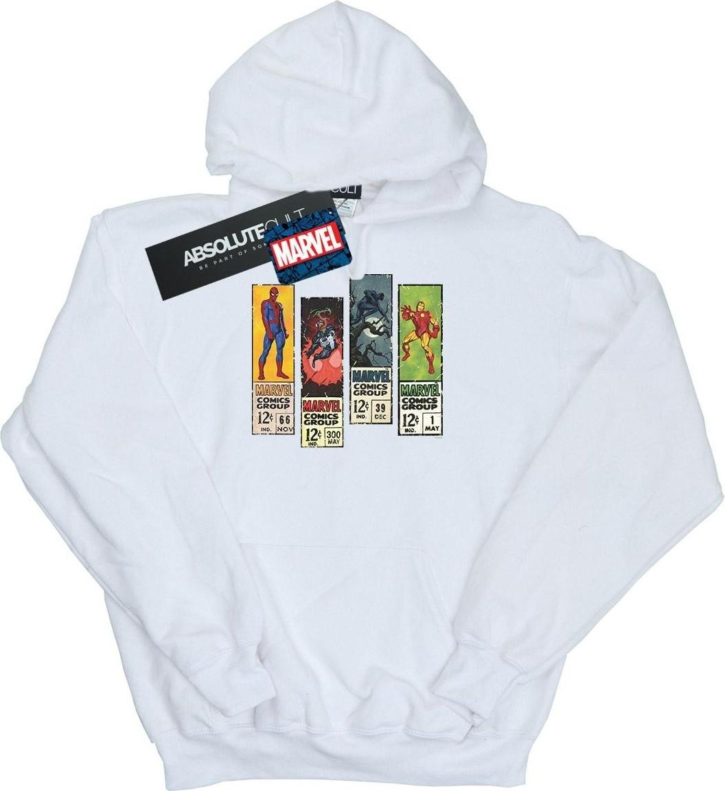 marvel hoodie comic strips white 116