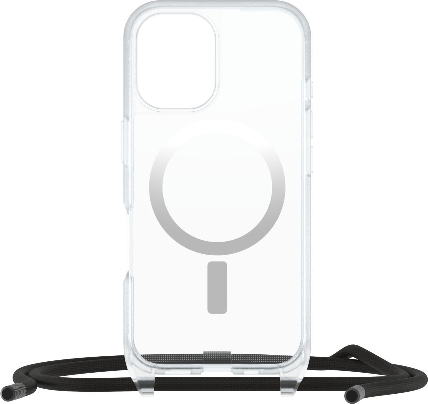 otterbox phone case react necklace magsafe clear for iphone 16