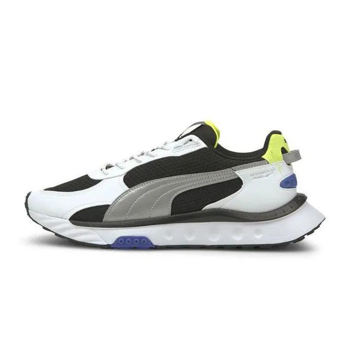 puma sneakers wild rider jts black/white/silver 46