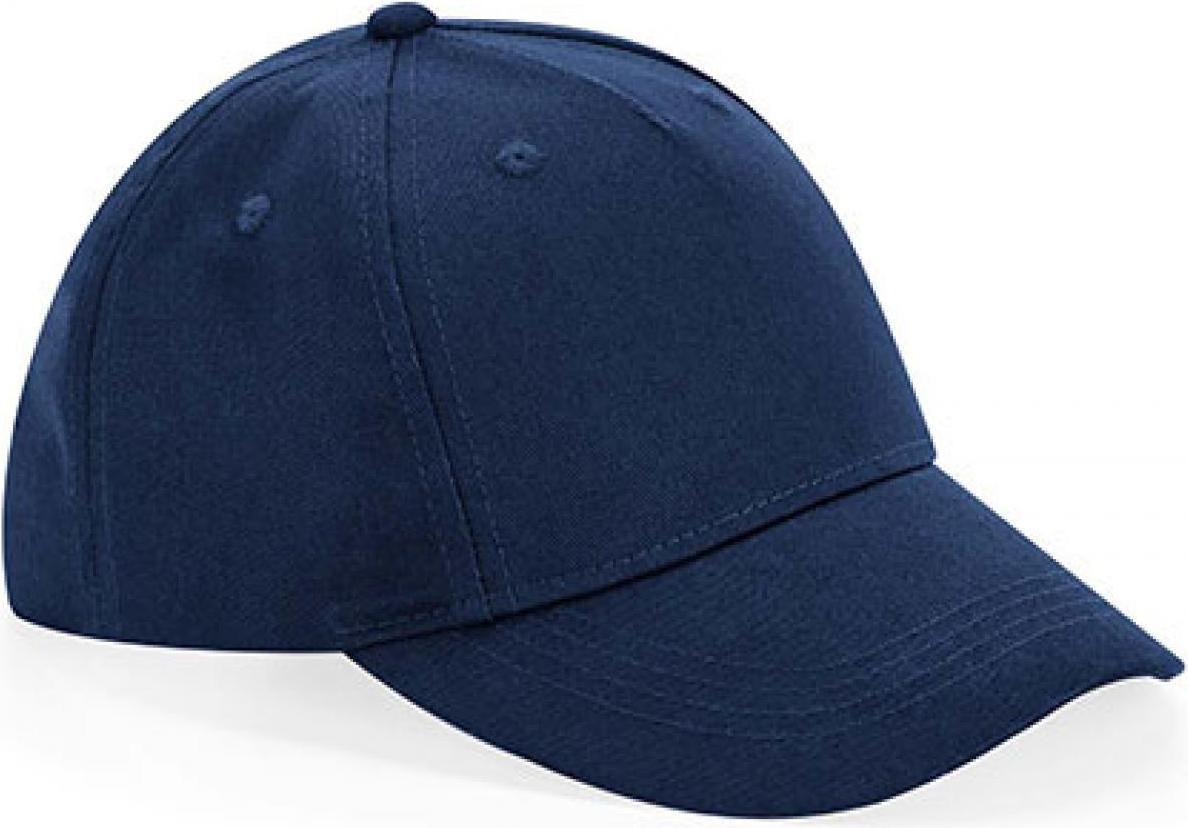 beechfield baseball cap junior organic cotton navy one size
