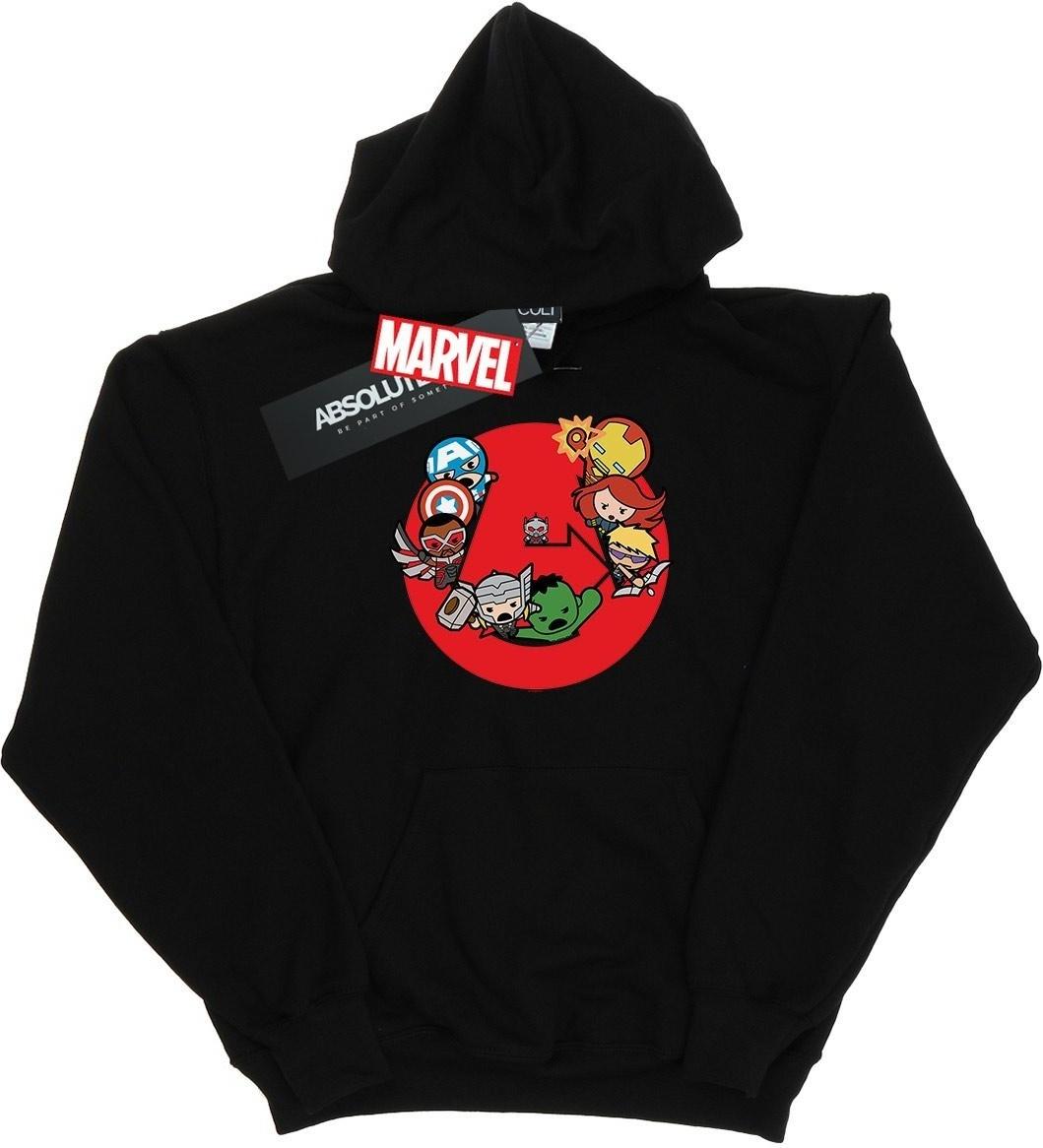 marvel hoodie avengers ready steady war black l