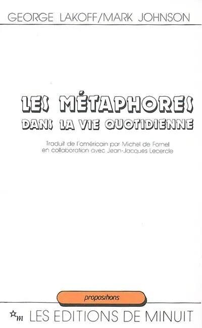 minuit book métaphores dans la vie quotidienne broché