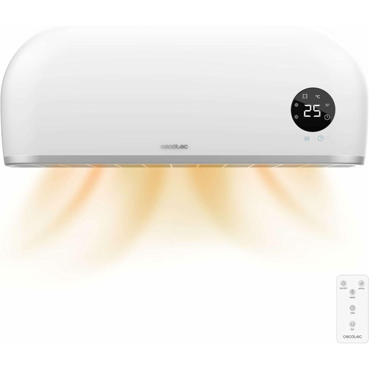 cecotec ceramic wall heater readywarm 2000 max box connected 2000w
