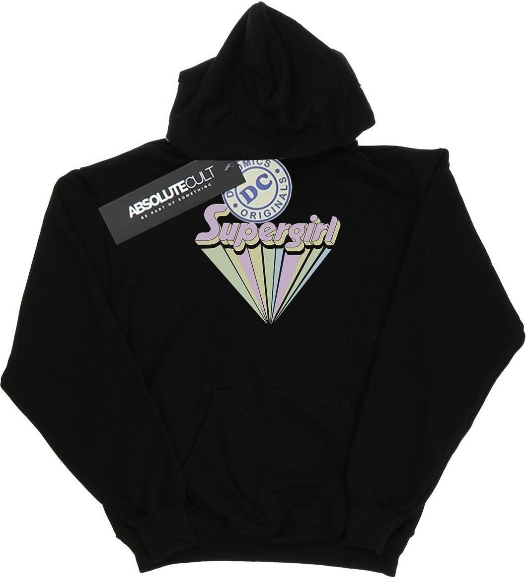 dc comics hoodie supergirl pastel logo xl
