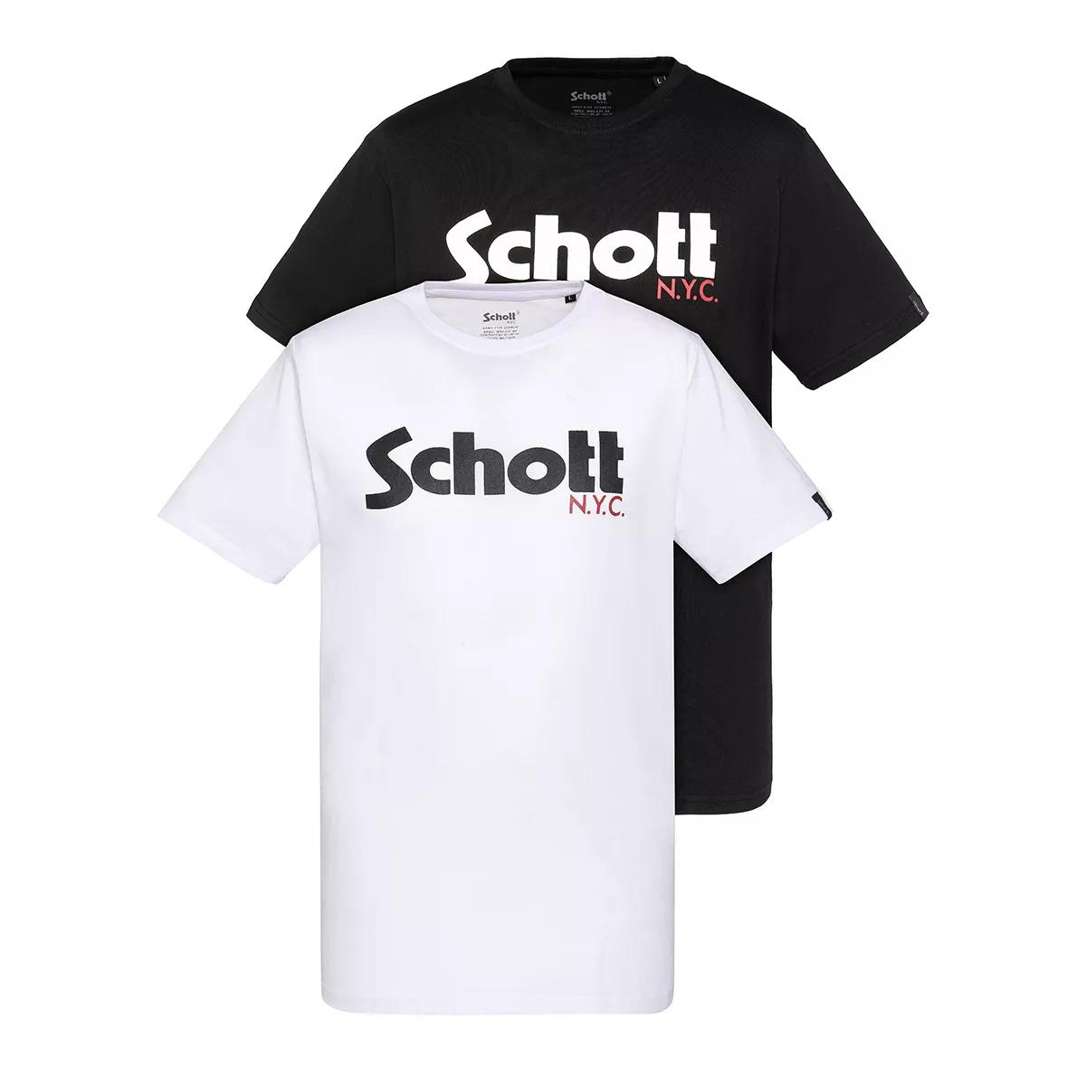 schott t-shirt pack 2 logo xxl