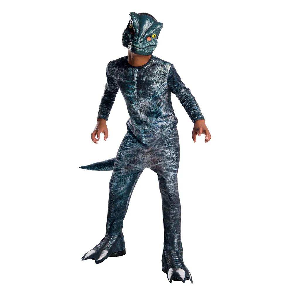 rubies costume velociraptor blue 8-10 years