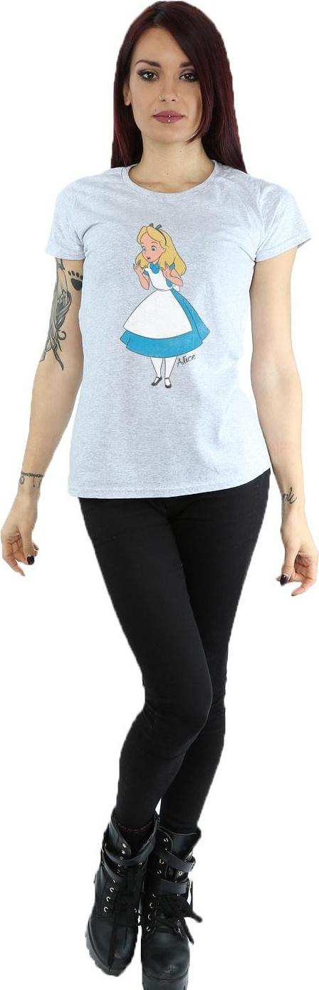 alice in wonderland t-shirt women's white s