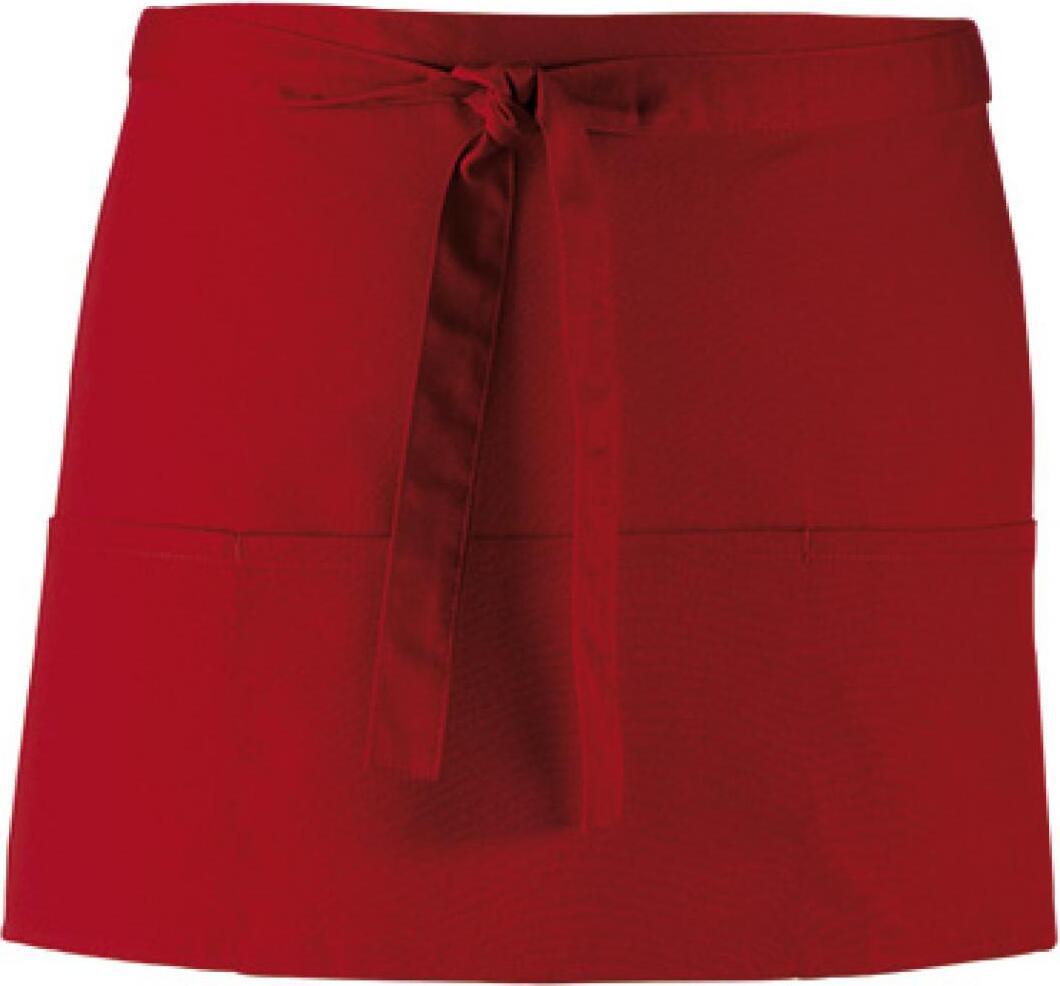 premier apron colours collection 3 pocket burgundy one size