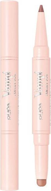 pupa lip pencil and lipstick duo 005 deep nude 1g