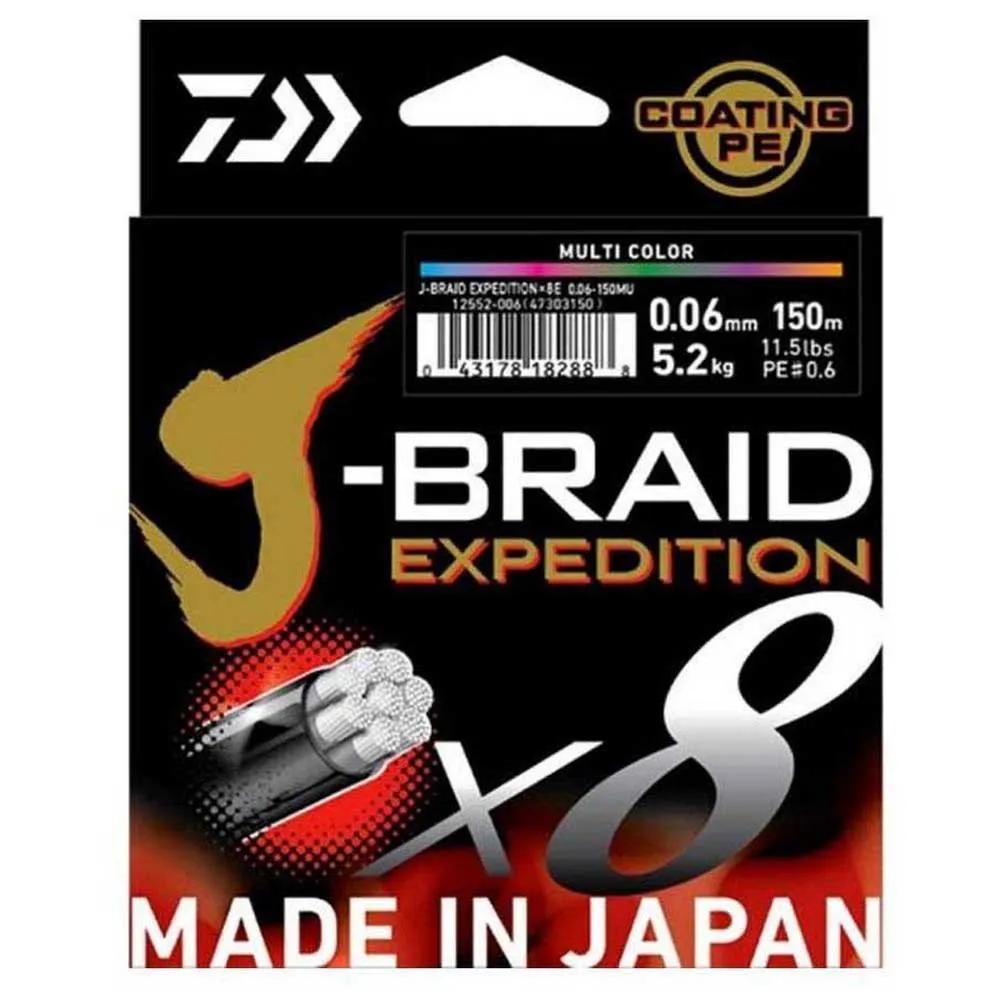 daiwa braided fishing line j-braid exp x8 300m