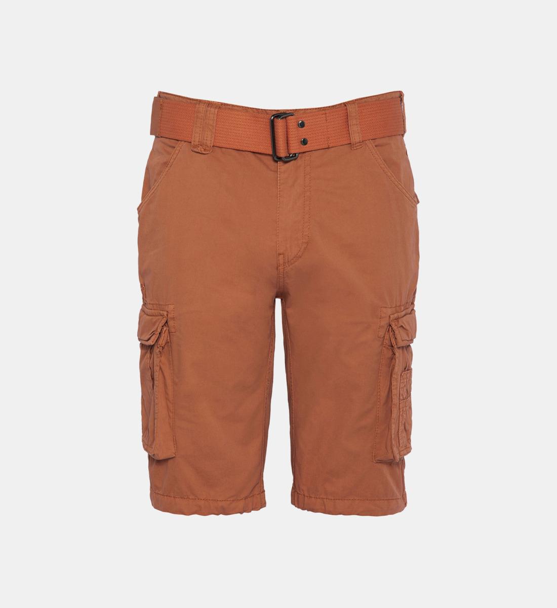 schott shorts militaire a ceinture trranger30 orange 28
