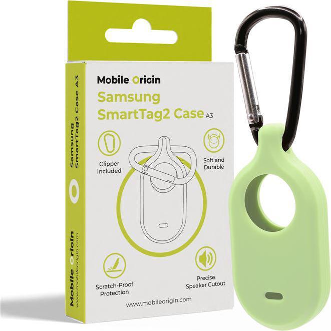 mobile origin phone case samsung smarttag2 phosphorescent green