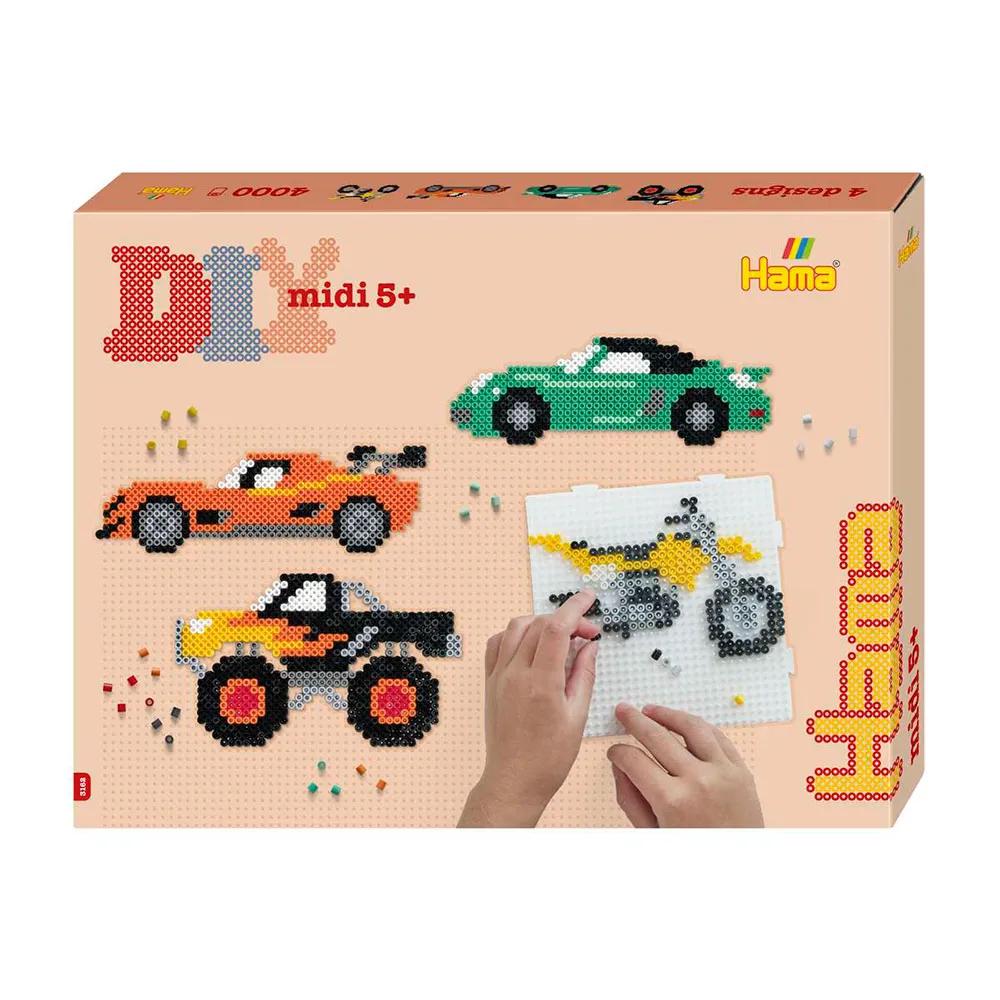 hama bead construction set vehicles 4000 pieces