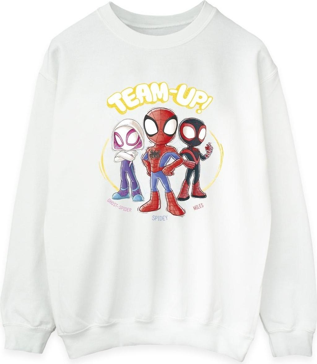 marvel sweatshirt spidey and his amazing friends white s
